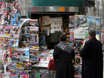 Французские распространители газет объявили забастовку