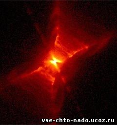 Туманность Красный Прямоугольник. Фото с сайта  faulkes-telescope.com