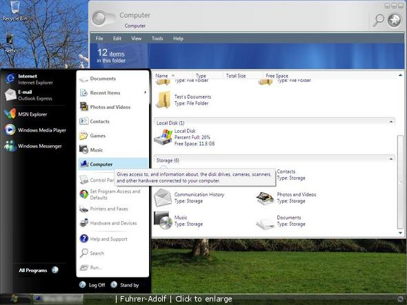 Microsoft Windows codename Longhorn build 4074 R2